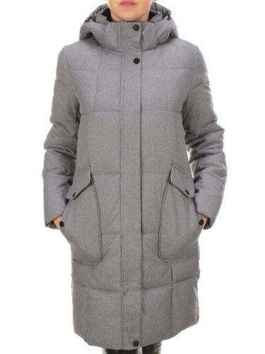 350 GRAY Пальто женское зимнее (200 гр. холлофайбера) размер 42