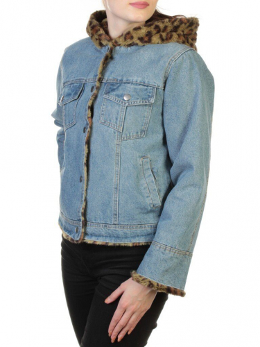 000 BLUE/GREEN Куртка джинсовая с плюшем Misifeer размер L - 46