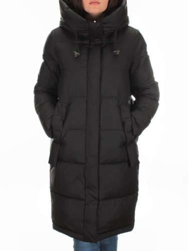 3101 BLACK Пальто зимнее женское (200 гр. тинсулейт) размер S - 44 российский