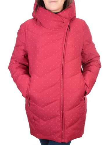 M2001 RED Пальто зимнее женское (холлофайбер) MARIA размер 48