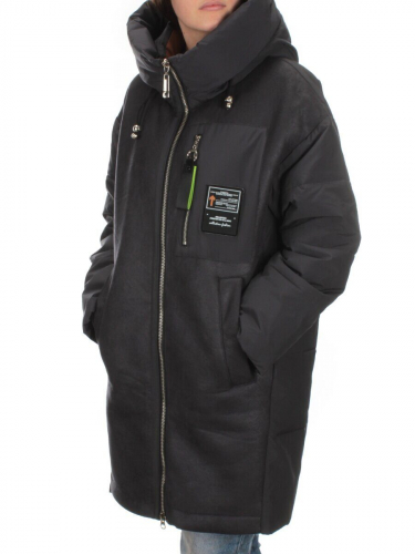 C1062 DK. GRAY Куртка зимняя женская (200 гр. холлофайбера) размер S - 44 российский