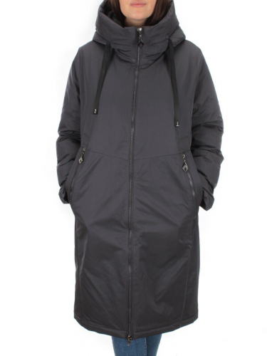2392 DK. GRAY Пальто зимнее женское (200 гр. холлофайбер) размер 50/52