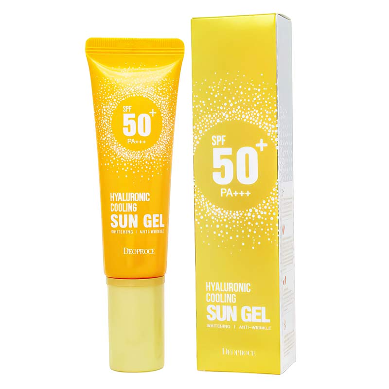 Deoproce Hyaluronic Cooling Sun Gel. Hyaluronic Cooling Sun Gel. GRACEDAY Hyaluronic Cooling Sun Gel 50 g. 2175 Deoproce Hyaluronic Cooling Sun Gel Set Special Edition SPF 50+ pa+++.