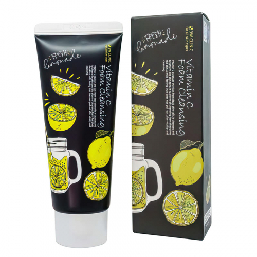 Пенка для умывания 3W Clinic Vitamin C, 100ml