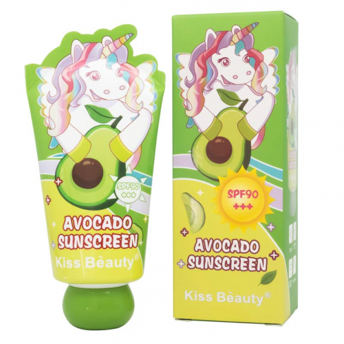 Копия Солнцезащитный крем Kiss Beauty Avocado Sunscreen SPF 90+++, 75ml