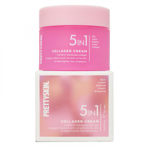Крем для лица Prettyskin Collagen Cream 5in1, 50g