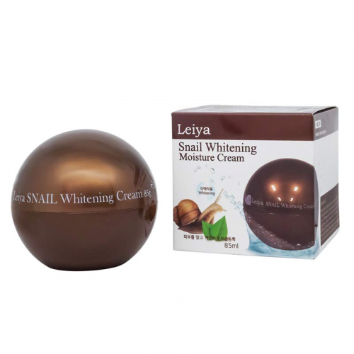 Крем отбеливающий для лица Leiya Snail Whitening Misturing Cream,85g