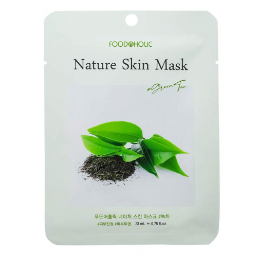 Копия Маска для лица Foodaholic Nature Skin Green Tea, 23ml