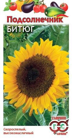 Подсолнечник Битюг на зерно крупноп