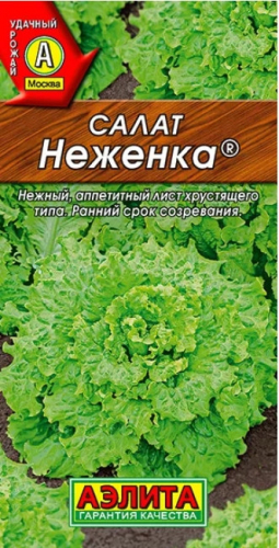 Салат Неженка листовой Аэлита