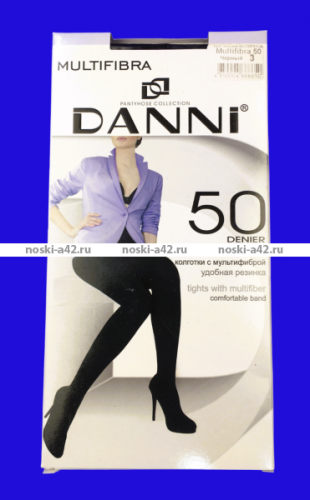 DANNI колготки Multifibra 50 Den (микрофибра) черные