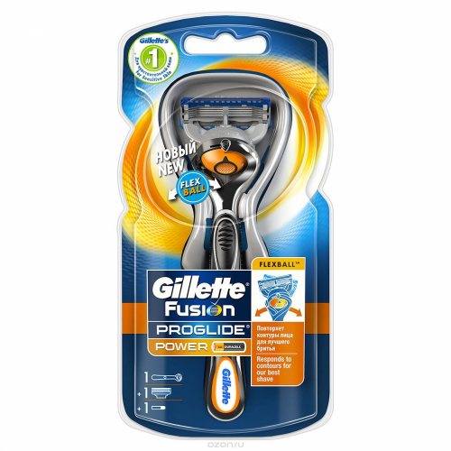 Станок для бритья Gillette Fusion Proglide Power (1 сменное лезвие)