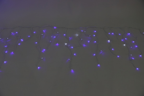 Уличная гирлянда Бахрома, 12м (0,3х0,5х0,7м), цвет синий, BT 500L LED