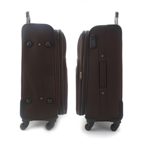 Комплект чемоданов Borgo Antico. 6088 coffee. 4 съёмных колеса.