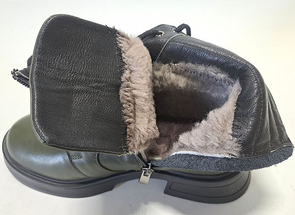 085-4001 зел Ботинки зима женские (37-40)/4