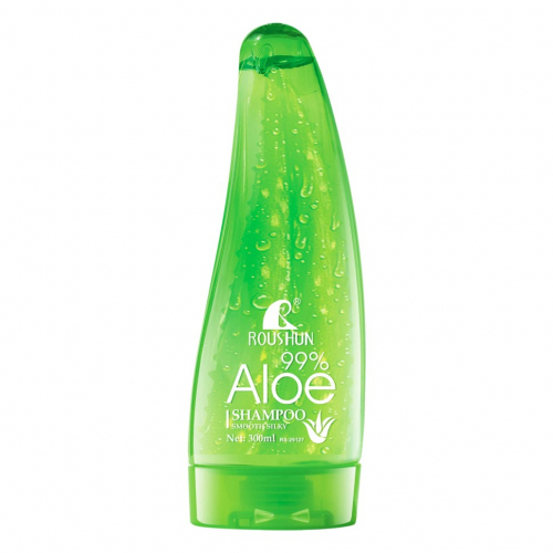 ROUSHUN  Кондиционер для волос ALOE 99% Питательный, Уплотняющий с АЛОЭ  300мл  (листок)  (RS-30665)