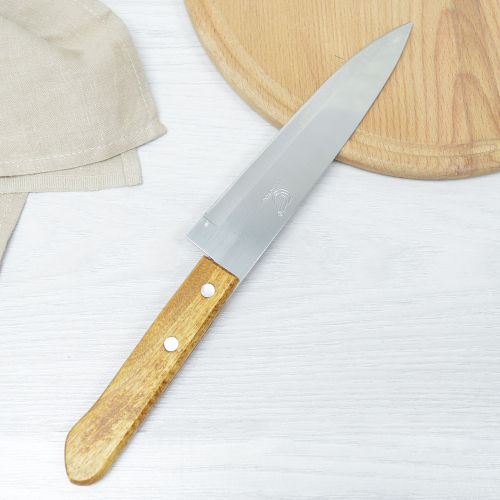 Нож кухонный с деревянной ручкой 7