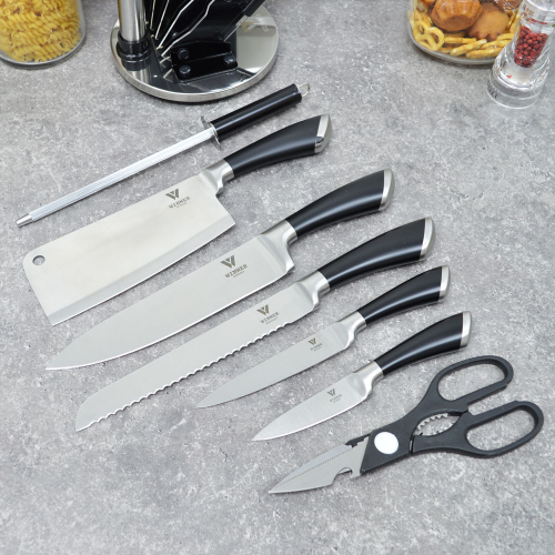 Набор ножей 7 предметов на подставке WR-7353 арт. WR-7353