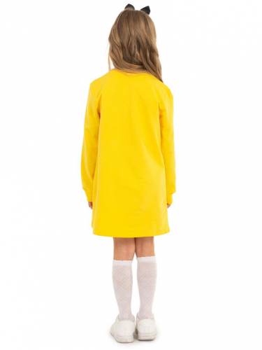 446530 Платье детское Яркий зеленовато-жёлтый
