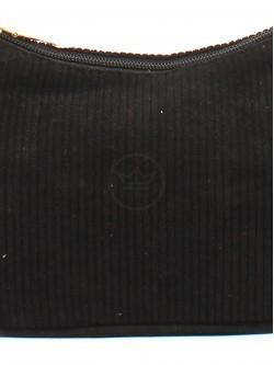 Сумка женская текстиль LIU-03 (багет) -mpl, 1 отд вельвет черный 254099
