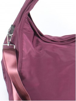Сумка женская текстиль BoBo-826, 1 отд, плечевой ремень, слива 256025