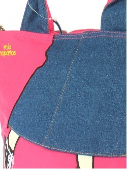 Сумка женская текстиль ZPT-MTS 8-6466, (рюкзак-change) 1отд, плечевой ремень, розовый 255834