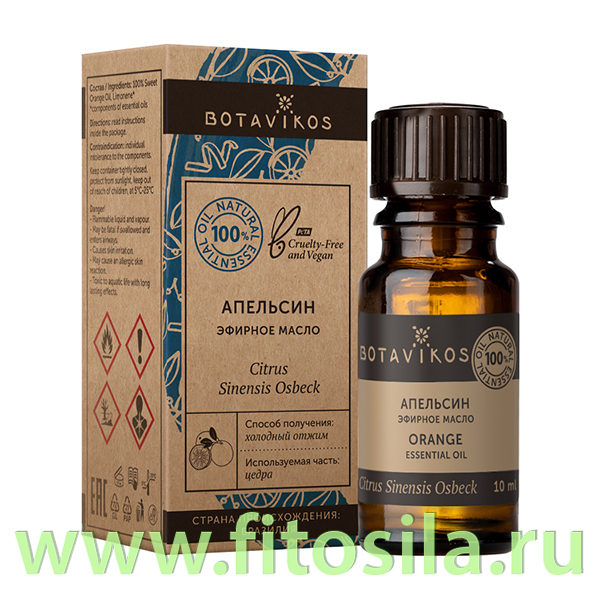 Апельсин сладкий 100% эфирное масло, 10 мл,