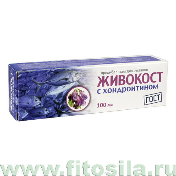 Живокост с хондроитином крем-бальзам для суставов, 100 мл