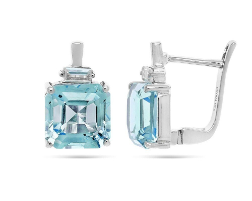 Серьги из серебра топаз, Хит