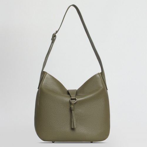 Сумка: Женская кожаная сумка Richet 3190LN 609 Зеленый