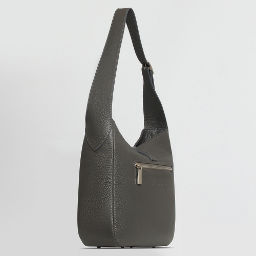 Сумка: Женская кожаная сумка Richet 3190LN 341 Серый