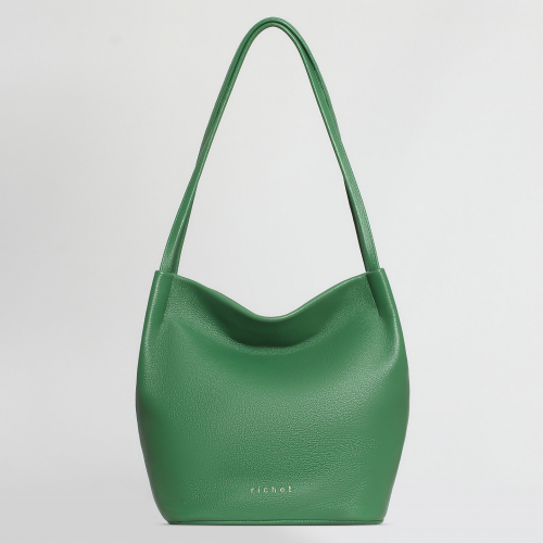 Сумка: Женская кожаная сумка Richet 3162LG 268 Зеленый