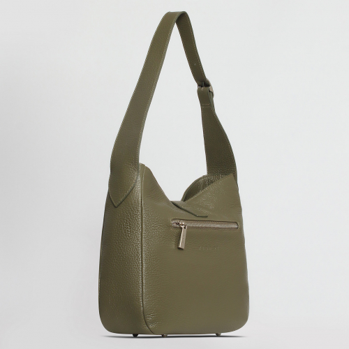 Сумка: Женская кожаная сумка Richet 3190LN 609 Зеленый
