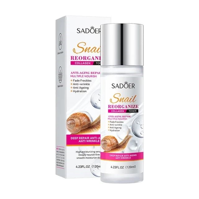 SADOER Тонер для лица SNAIL Reorganize УЛИТКА и КОЛЛАГЕН 120мл (SD-51162)