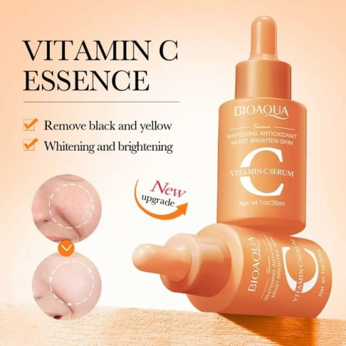 BIOAQUA  Эссенция для лица  VITAMIN C Антиоксидантная ВИТАМИН С  30мл  (BQY-00744)