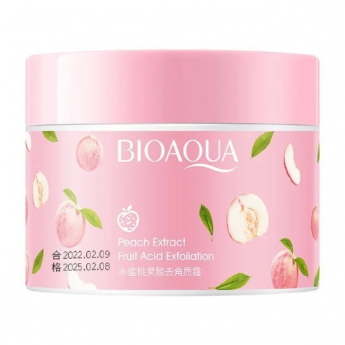 BIOAQUA  Пилинг - Скатка для лица PEACH & FRUIT ACID Фруктовые Кислоты и ПЕРСИК  140г  (BQY-72646)
