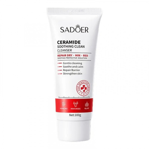 SADOER  Пенка для умывания CERAMIDE Soothing  ЦЕРАМИДЫ  100г  (SD-05060)