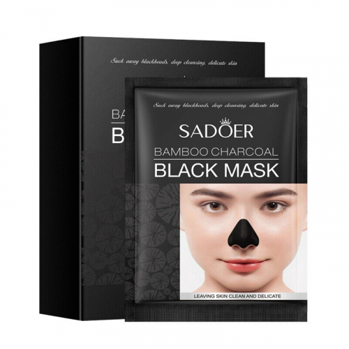 SADOER  Маска - Пленка для Носа BAMBOO CHARCOAL От черных точек  6г  (SD31073)   К10