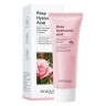 BIOAQUA  Пенка для умывания ROSE & HYALURONIC ACID Увлажняющая РОЗА  100г  (BQY-60551)