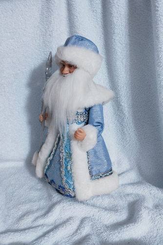Дед Мороз музыкальный в голубом