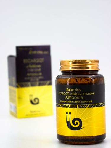 FARMSTAY - СЫВОРОТКА ДЛЯ ЛИЦА АМПУЛЬНАЯ ESCARGOT NOBLESSE INTENSIVE AMPOULE , 250 ML