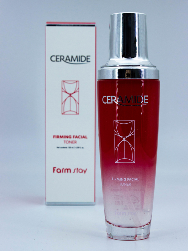 FARMSTAY - ТОНЕР ДЛЯ ЛИЦА УКРЕПЛЯЮЩИЙ С КЕРАМИДАМИ CERAMIDE FIRMING FACIAL TONER, 130 ML