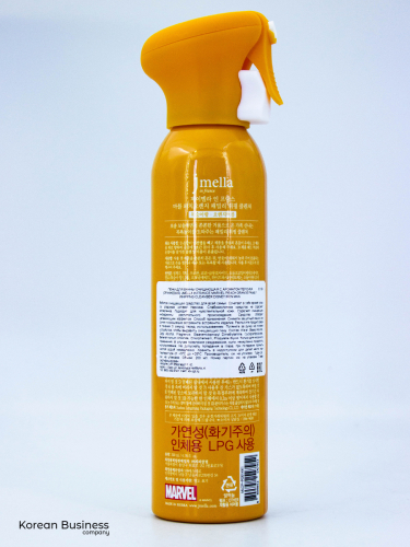 JMELLA - ПЕНКА ДЛЯ ДУША ОЧИЩАЮЩАЯ С АРОМАТОМ ПЕРСИКА (ОРАНЖЕВАЯ) IN FRANCE MARVEL PEACH ORANGE FAMILY WHIPPING CLEANSER DISNEY IRON MAN, 200 МЛ