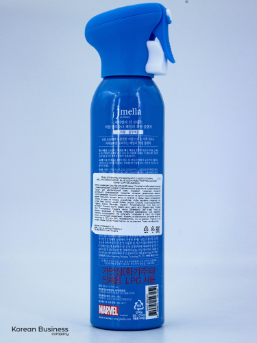 JMELLA - ПЕНКА ДЛЯ ДУША ОЧИЩАЮЩАЯ С СОДОЙ (ГОЛУБАЯ) IN FRANCE MARVEL BLUE SODA FAMILY WHIPPING CLEANSER DISNEY CAPTAIN AMERICA, 200 МЛ