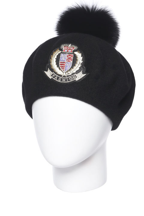 Берет женский Tonak Юсонце Герб помпон