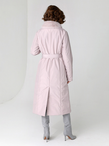 Пальто демисезонное 23303 серо-розовый. Старая цена 5500 руб. Новая цена 5000 руб!