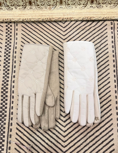 Перчатки женские плащевка/ромб