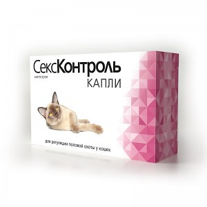 RolfClub Секс-Контроль, капли для кошек, для регуляции половой охоты, 3 мл