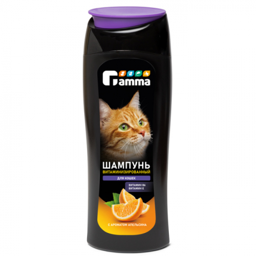 Gamma Шампунь витаминизированный для кошек, 400 мл