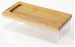 Органайзер для хранения с бамбуковой крышкой 